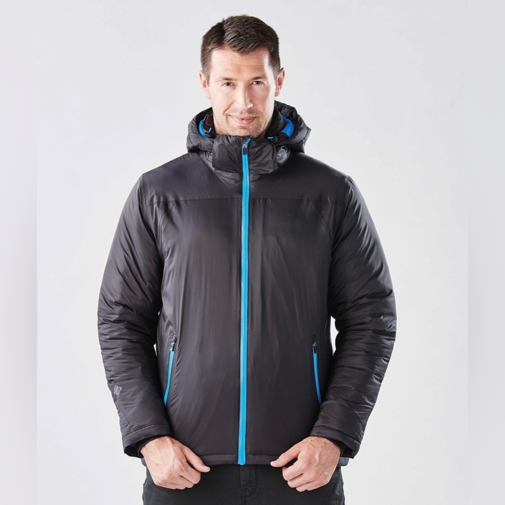 NWT Water Resistant, Adventure Ready Stormtech Black Ice Thermal Jacket Mens 2XL